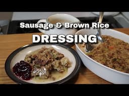 Sausage and Brown Rice Dressing