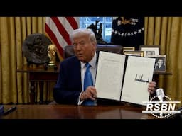 WATCH: President Trump Signs Executive Orders in the Oval Office - 2/4/25