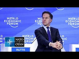 NATO Secretary General at plenary session of the World Economic Forum in Davos 🇨🇭, 23 JAN 2025