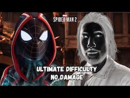 Miles (2099 Suit) vs Mr. Negative Boss Fight [Ultimate Difficulty + No Damage] - Spider-Man 2