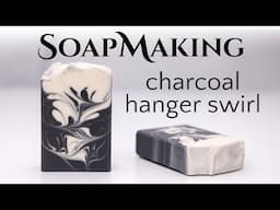 Charcoal Hanger Swirl Soap Making