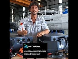 RoyPow supports the Elcano Challenge #ROYPOW  #boatbuild #aluminiumfabrication #DIY #boatbuild