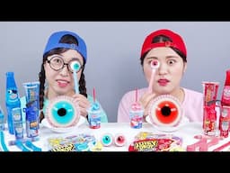 Red Jelly VS Blue Jelly Challenge DONA