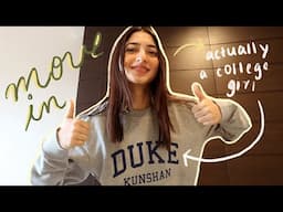 moving into my college dorm (i moved to china) | Duke University 昆山