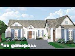 No Gamepass Roleplay Starter House 75k | ROBLOX Bloxburg