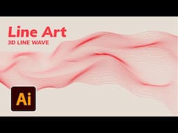 Creating a 3d Dynamic line Wave Pattern in Adobe Illustrator