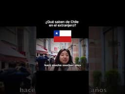 ¿Qué saben de Chile en el extranjero? #chile #chilenos #latinos #culturageneral