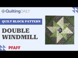 Free Quilt Block Patterns_Double Windmill