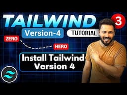 Tailwind css tutorial Hindi # How to Install and Set Up Tailwind CSS 4 - Easy Guide #tailwindcss4