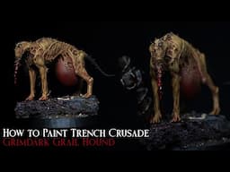 How to Paint Trench Crusade Grail Hounds Grimdark Black Grail