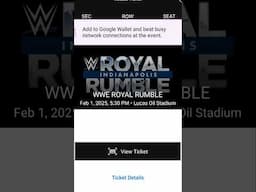 SURPRISE! I'm Heading to The 2025 WWE Royal Rumble Tonight in Indianapolis!