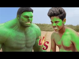 Hulk Transformation Vs Temple Run Vs Pacman Avengers Full Version - In Real Life