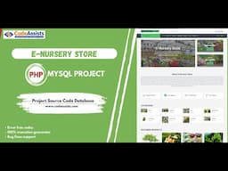 E-Nursery Store - PHP MySQL BootStrap Responsive Latest Project