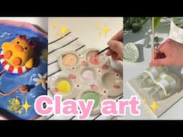 Clay compilation 💖✨💐🌷🌕|Tube Tok