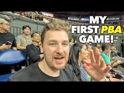 My FIRST Filipino Basketball Game was INTENSE 🇵🇭 (PBA) Philippines