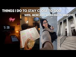 PRODUCTIVE CHRISTIAN GIRL VLOG ☁️ | prayer room, bible study, working a 9-5, & healthy habits