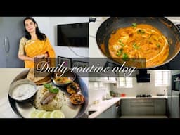 தினசரி வேலைகள்/daily routine vlog/peas pulao recipe/paneer butter malasa/egg roast/mythilis kitchen