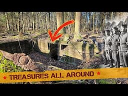 SECRET ROOM discovered at WW2 Barrack Foundations!