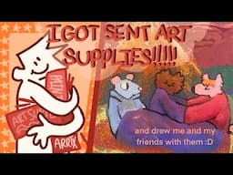 i was sent art supplies B-] | Arrtx art supplies review (+ talk and draw)