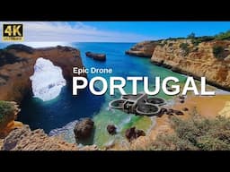 STUNNING 4K DRONE Video✨Soar Above Portugal's Breathtaking COASTLINE