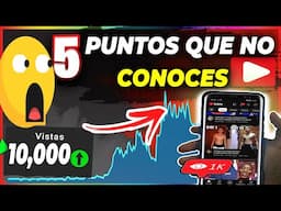 📣 5 puntos para tener mas VISITAS EN TUS VIDEOS YouTube | como Hacer para tener mas VISUALIZACIONES