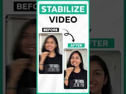 I Fixed My Shaky Videos with THIS ONE TRICK! 🎞️✨ (You Won’t Believe It 😱)