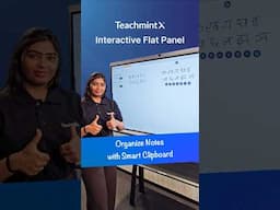 Interactive Flat Panel with Smart Clipboard