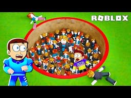 Roblox 100 Players Hole Survive | Shiva and Kanzo Gameplay