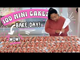 Bake 100 Mini Cake Pans Day in the Life of a Baker