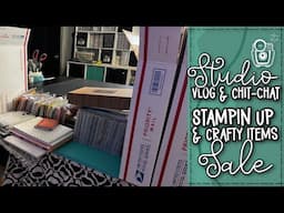 Stampin Up Stamps For Sale! & Craft Studio Vlog!