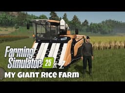 Farming Simulator 25 | Hutan Pantai | My Mega Rice Farm Episode 7