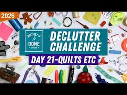 🧹🗑🧽 Day 21-Just a Few More Things - 2025 Declutter Challenge