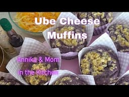 Ube Cheese Muffins