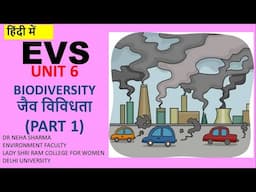 EVS(HINDI)- Unit 6(Part 1) Biodiversity