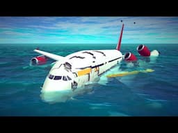 Realistic Fictional Airplane Crashes and Emergency Landings #19 | Besiege