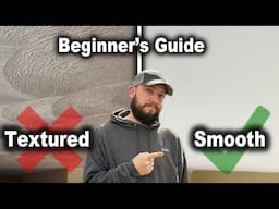 How to Make Textured Ceilings Flat | Beginners Guide to Skim Coating