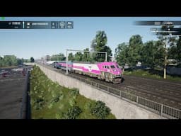 Train Sim World 5® Boston MBTA GE HSP46 Providence Line Westbound Cab Ride!