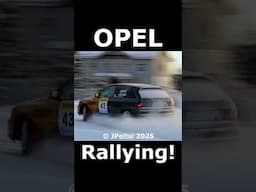 Opel Winter Rallying! #opel #rally #shorts