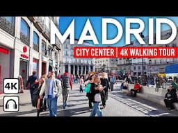 MADRID, Spain 🇪🇸 Europe's Vibrant Capital | 4K Walking Tour in City Center