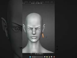 Sculpting in Blender is so cool 🤩 #blender #digitalsculpt #blenderart