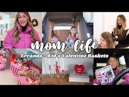 DAY IN THE LIFE + KIDS VALENTINES  DAY BASKETS | Tara Henderson