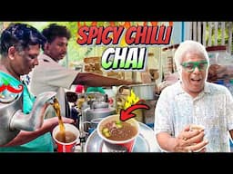 First Time Trying SPICY CHILLI CHAI in Kolkata 🌶️🔥🤯