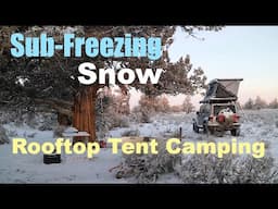 Winter Camping - Camping in Snow and Sub Freezing!!!