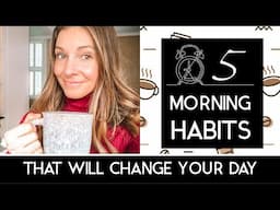 How To Set Your Day Up For Success (5 HABITS before WORK)