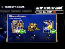 🧧 REDEEM CODE!! HOW TO GET FREE 104 OVR RONALDO OR 107 OVR MALDINI TOTY ICON FC MOBILE 25!