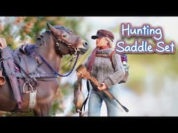 Making a Horseback Hunting Set! - Model Horse/Schleich Saddle, Bridle, Rider Doll & More