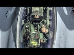 F-16 Pilots Give Cool Inflight Interviews During Air-to-Air Refueling