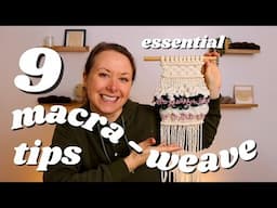 9 Must-Know Macraweave Stitches & Knots