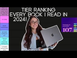 tier ranking the 107 books I reads in 2024 (2024 reading wrap up)