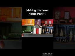 Part 11 of Making the Lover House! #taylorswift #miniature #loverhouse #craft #shorts #ttpd #lover